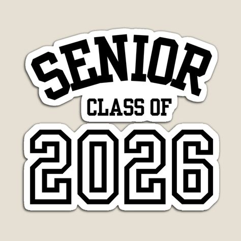 Get my art printed on awesome products. Support me at Redbubble #RBandME: https://www.redbubble.com/i/magnet/Class-of-2026-seniors-congratulation-graduation-2025-by-erozzz/164193711.TBCTK?asc=u Tawjihi Stickers, Tawjihi Jacket, 2026 Senior, 2026 Graduation, Class Of 2026, Congratulation Graduation, High School Graduation Pictures, Senior Year Fun, High School Books