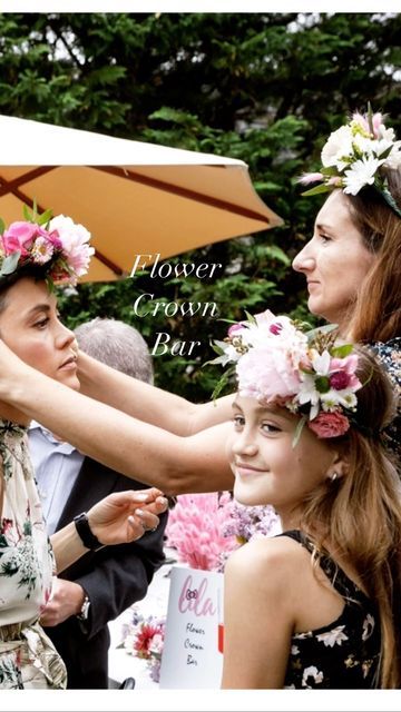 Bridal Shower Flower Crown, Flower Crown Workshop, Making Flower Crowns, Flower Crown Bar, Crown Baby Shower, Baby Flower Crown, Romantic Surprise, Bridal Shower Flowers, Event Floral Design