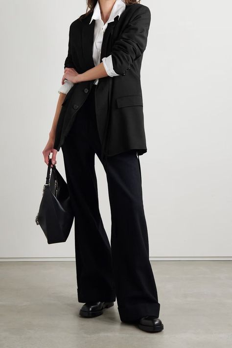 Black Blazer Outfit, Corporate Fashion, Blazer Outfit, Summer Linen Dresses, 2022 Trends, Office Look, Event Outfit, Ann Demeulemeester, Photoshoot Outfits