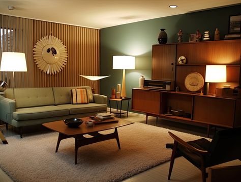 Design Time Capsule: Exploring Interior Styles of the 1950s, 1960s, and 1970s » Redecor 60s Interior Design, 1960s Interior Design, 1960s Living Room, 1960s Interior, 60s Home Decor, 60s Interior, 60s Home, Casa Retro, 1960s Home