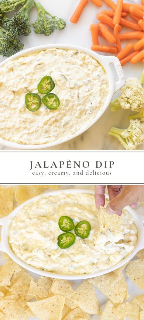 Dip Recipes Jalapeno, Dips With Jalapenos, Baked Jalapeno Dip, Jalepeno Dip Crock Pot, Jalapeno Cheese Dip Cold, Small Jalapeno Recipes, Pickled Jalapeno Dip, Spicy Jalapeno Dip, Jalapeno Chicken Dip