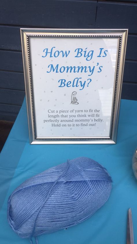 Guess The Size Of Moms Belly, Baby Shower Ideas For Boys Games, Baby Shower Games For A Boy, Babyshowerparty Ideas Simple, Measure The Belly Game, Baby Shower Games And Activities, Baby Boy Shower Games Ideas, Diy Baby Boy Shower Decorations, How Big Is Mommys Belly Game