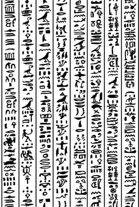 Ancient Egypt Hieroglyphics, Egypt Hieroglyphics, Egyptian Tattoo Sleeve, Ancient Egyptian Hieroglyphics, Anubis Tattoo, Egyptian Hieroglyphs, Ancient Egyptian Symbols, Egypt Tattoo, Egyptian Design