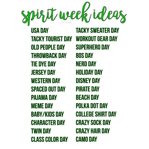 spirit week ideas!!! School Spirit Ideas Pep Rally, Spirit Week Ideas, Spirit Weeks, Stuco Ideas, Spirit Week Themes, Spirit Day Ideas, Pep Club, Student Council Campaign, Catholic Schools Week