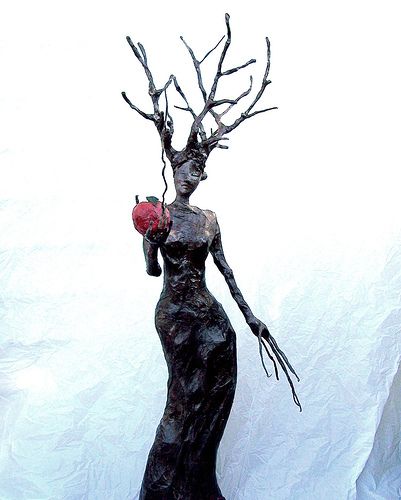 . Clay Statues, Christmas Branches, Tree People, Branch Art, Antony Gormley, Art Statue, Tree Spirit, Tree Woman, Paper Mache Sculpture