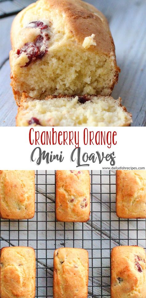 Orange Mini Loaf Cake, Mini Crusty Bread Loaves, Fall Mini Loaves, Fall Mini Breads, Best Mini Loaf Recipes, Mini Muffin Loaf Recipes, Easy Gingerbread Mini Loaves, Wilton Mini Loaf Pan Recipes, Orange Cranberry Bread Mini Loaves