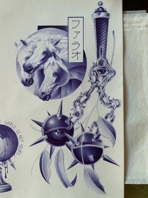 Fine line ballpen drawing Ballpoint Pen Tattoo Flash, Ballpoint Illustration, Pharaohs Horses, Ballpoint Pen Tattoo, Ballpoint Sketch, Ballpen Sketch, Ballpen Art, Ball Point Pen Drawing, Biomech Tattoo