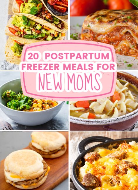 Freezer Meals For Maternity Leave, Meals For Maternity Leave, Freezer Meals For Expecting Moms, Pre Made Freezer Meals Dinners, Meals To Put In Freezer, Good Postpartum Freezer Meals, Meal Prep For Maternity Leave, Post Birth Freezer Meals, Postpartum Meal Planning