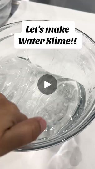 How To Make Water Slime, Slime Recipe No Glue No Activator, Water Slime Recipe, Diy Slime For Kids, No Glue Slime Recipe, Bubble Slime, Slime With Shampoo, Dish Soap Slime, 2 Ingredient Slime