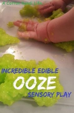 Edible Sensory Play, Infant Curriculum, Sensory Play Recipes, Crafts By Month, Infant Classroom, Baby Sensory Play, Toddler School, Toddler Sensory, Incredible Edibles