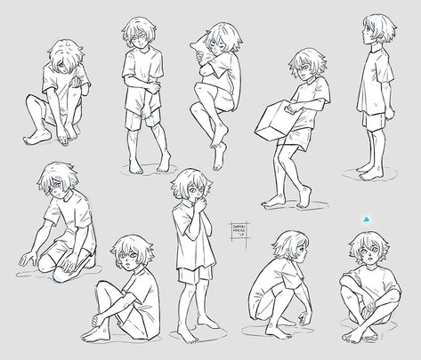 Shy Poses, Shy Pose, Composition Perspective, Drawing Sitting, Movement Practice, Dynamic Drawing, Practice Sketching, Interesting Poses, Reference Ideas