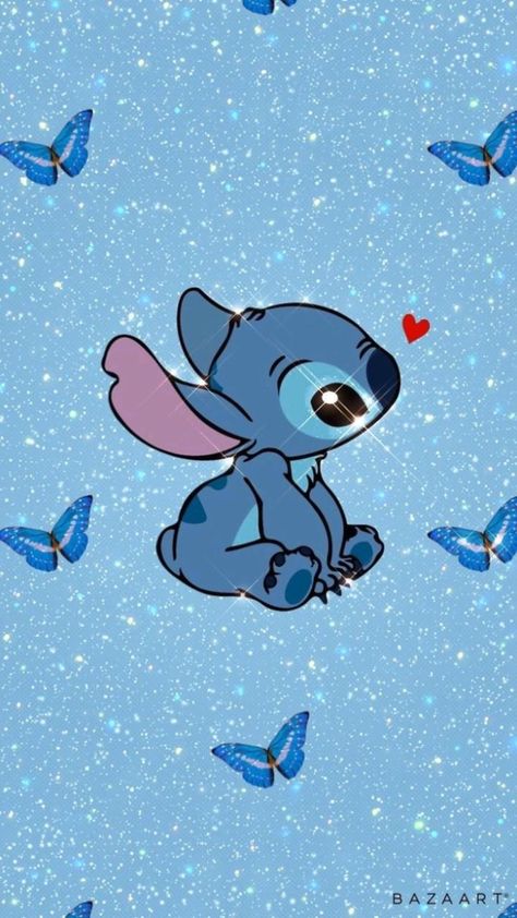 Lilo And Stitch, Butterflies, Wallpapers, Iphone, Pins, Blue