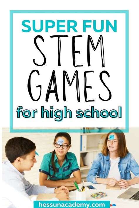 Makerspace High School, High School Stem Activities, Steam Education Activities, Stem Challenges Middle School, Games For High School Students, Stem Games, Stem High School, Steam Activities For Kids, Stem Activities Middle School