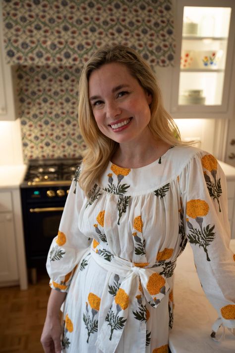 10 Times Grace's One of a Kind Designs Matched Her Outfit | One of a Kind | HGTV Grace Mitchell Design, Grace Mitchell, Girl Painting, Going For Gold, Painting Of Girl, Lady Grey, White Belt, Live Colorfully, New Star