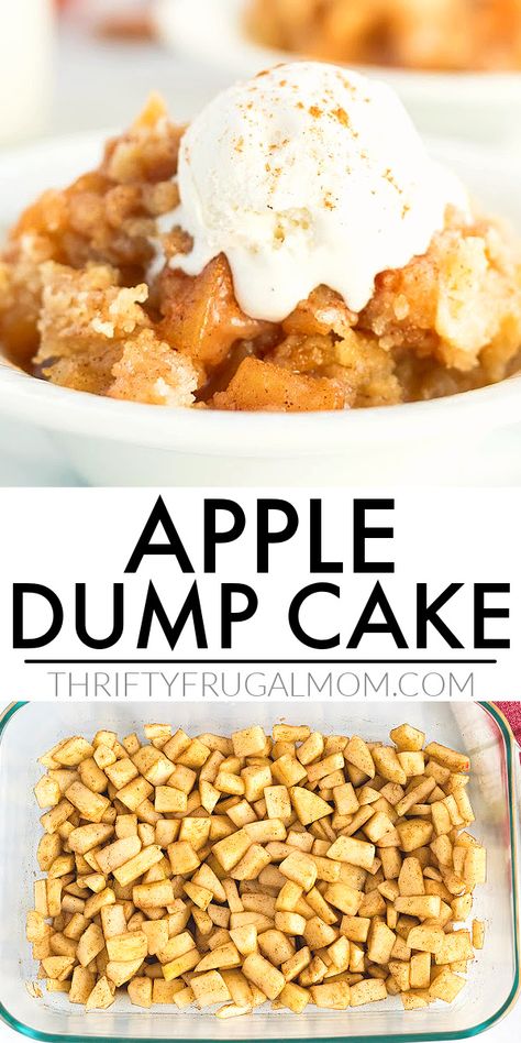 4 Ingredient Apple Dump Cake, Fall Desserts With Apple Pie Filling, Apple Pie Dump Cake With Fresh Apples, Apple Cinnamon Dump Cake Recipes, Easy Desserts With Pie Filling, Apple Cobbler Dump Cake Recipes, Apple Fritter Dump Cake, Easy Apple Dump Cake 3 Ingredients, Easy Dessert With Apple Pie Filling