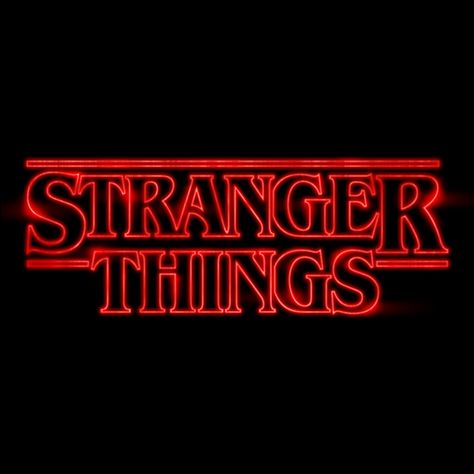 Red Neon, Stranger Things, Tv Series, Neon, Tv, Red, Black