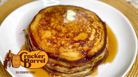 Cracker Barrel Pecan Pancakes, Pancake Recipe Cracker Barrel, Cracker Barrel Blueberry Pancakes, Pancake Recipe Cracker Barrell, Cracker Barrel Copycat Pancakes, Cracker Barrel Buttermilk Pancakes, Crackle Barrel Pancakes Recipe, Pecan Pancakes Cracker Barrel, Crispy Pancakes Edges