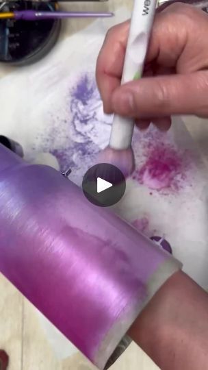 114K views · 2.1K reactions | Stanley Dupe Tumbler. With Mica & Epoxy Free! | Oh friends…get ready for a Stanley dupe tumbler…so much  sparkly goodness that was easy to do and NO GLITTER! EEEE! And no epoxy! (Though you totally... | By Blessings Craft Therapy | Let's see if we could do a
Micah tumbler. Hey, everybody. It's Colette with Blessings
Craft Therapy if you didn't know and if you did, thank you
so much for coming back. I got this tumbler at Michael's and
it is a stainless steel tumbler double walled. It is very
similar to a Stanley friends. A lot of you when I did my Tacket
Method one suggested I unscrew the handle. So that's what I'm
doing. I unscrewed the handle and I'm going to take some of
the masking tape and I'm going to cover that silver part on
the top. Then I take some th Pink Tumbler Ideas, Mens Tumbler Cup Ideas, Alcohol Ink Tumbler Ideas, Circuit Hacks, Epoxy Tumbler Ideas, Disney Tumbler, Craft Therapy, Tumbler Cups Diy, Diy Cups