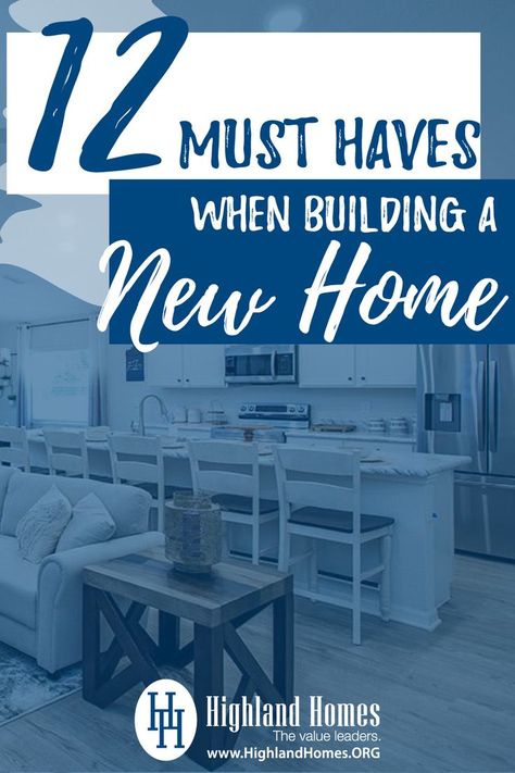 Things To Add To Your New Build, New Build House Must Haves, Best House Features, Custom Built Home Must Haves, Must Haves For Building A New House, Building A New House Must Haves, Dream Home Must Haves List, New Home Must Haves Ideas, Forever Home Must Haves