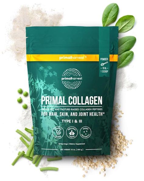 Primal Collagen Collagen Hydrolysate, Stronger Nails, Collagen Protein Powder, Skincare Supplements, Collagen Benefits, Dna Repair, Collagen Supplements, Collagen Protein, Collagen Powder