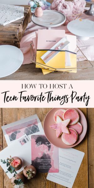 How to Host a Teen Favorite Things Party | Ally is Thirteen! | teen birthday party ideas | birthday party ideas for girls || JennyCookies.com #teenbirthdayideas #teenbirthday #favoritethingsparty #partyideas #jennycookies Sweet 15 Party Ideas At Home, Favorite Things Birthday Party Kids, 14th Birthday Party Ideas Girl, Birthday Party Ideas For 12 Year Girl, Teenage Girl Birthday Party Ideas, My Favorite Things Birthday Party, Teen Girl Party Ideas, Thirteen Birthday Party Ideas, Girls 13th Birthday Ideas