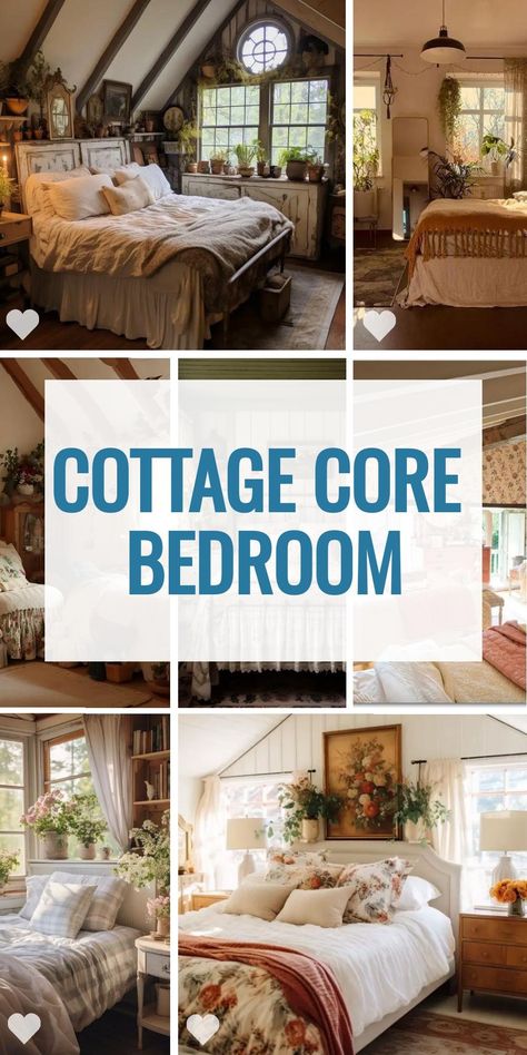 15 Cottage Core Bedroom Ideas for a Charming 2024 Home Makeover Cottage Core Bedroom Inspirations, Cottage Core Bedrooms, Cottage Core Bedroom Ideas, Cottagecore Bedrooms, Sage Green Paint Colors, Cozy Window Nook, Cottagecore Bedroom Ideas, Cottage Core Bedroom, Cottagecore Bedroom