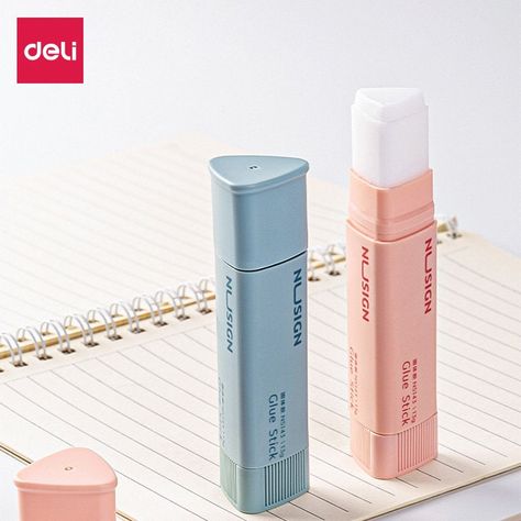 Glue Stick Aesthetic, Aesthetic Glue Stick, Cute Glue Stick, Aesthetic Glue, Journal Kawaii, Studying Stationary, Preppy School Supplies, Pretty School Supplies, Cute Stationary School Supplies