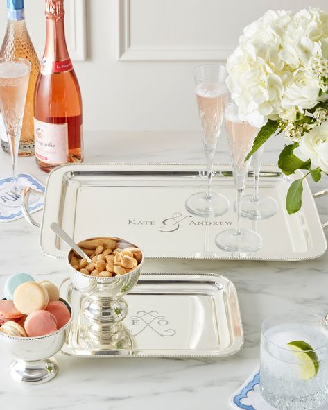 Make it personal 🤍 Bespoke embroidery and registry-worthy heirlooms just arrived to the Monogram Wedding Shop™, say “I do” at the link in bio. #weddinggifts Elegant Tray, Serving Bowl Set, Serveware Entertaining, Mark And Graham, Newlywed Gifts, Monogram Gifts, Monogram Wedding, Serving Set, Serving Spoons