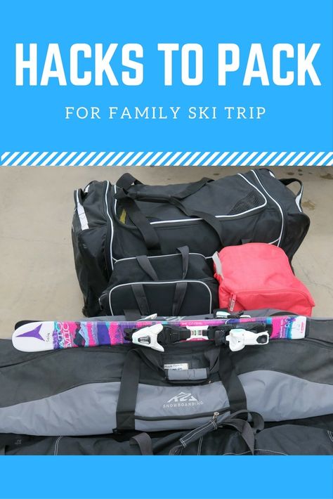 hacks-to-pack-for-family-ski-trip Ski Hacks, Winter Vacation Packing List, Packing List Kids, Ski Trip Packing, Family Ski Vacation, Ski Pack, Winter Vacation Outfits, Family Ski, Family Ski Trip