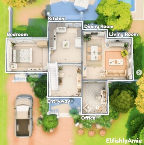 Sims 4 House Plans Base Game, Sims 4 Base Game Floor Plans, Sims House Ideas Base Game, Sims 4 Room Ideas No Cc Base Game, Family House Sims 4 Plan, Sims 4 Base Game House Gallery, Sims 4 Aesthetic House Base Game, Sims 4 Houses Layout Base Game, The Sims 4 Houses Ideas Base Game