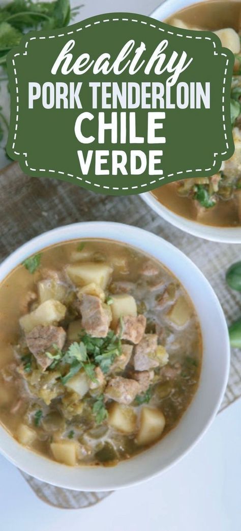 If you're looking for a flavorful and comforting meal, this Pork Chili Verde recipe is the answer! Made with tender pork shoulder simmered in a zesty verde sauce packed with roasted tomatillos, poblano peppers, and fresh cilantro, it's perfect for family dinners or meal prep. This easy, homemade chili verde brings bold, authentic flavors to your table and pairs beautifully with rice, tortillas, or as a filling for tacos. It's a make-ahead dish that tastes even better the next day! Salsa Verde Pork Tenderloin, Pork Chili Verde Recipe, Rice Tortillas, Pork Chili Verde, Pork Verde, Chile Verde Pork, Pork Chile Verde, Chili Verde Recipe, Pork Posole