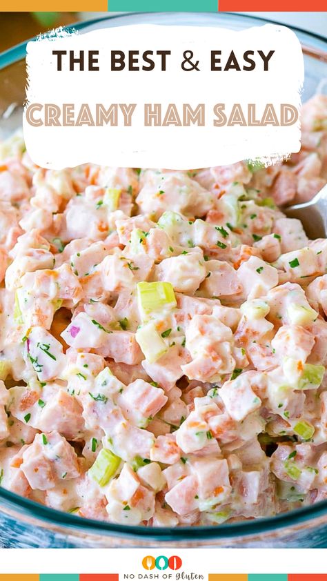 Ham Salad With Cream Cheese, Ham Lunchmeat Recipes, Ham Salad Recipe Easy, Recipes With Cubed Ham, Homemade Ham Salad Recipes, Country Style Ham Salad, Ham Salad Recipe Pioneer Woman, Keto Ham Salad Recipe, Ham Recipes Leftover