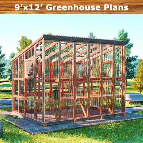 Transform your garden with our DIY greenhouse plans! 🌿🌼 These detailed digital plans guide you step-by-step through building a beautiful, functional greenhouse with shelves, perfect for growing your plants all year round. Shop now on Etsy and start building your dream greenhouse today! Explore more on my Etsy store. 🌱✨ Greenhouse With Loft, Functional Greenhouse, Greenhouse Plans Diy, Greenhouse Build, Dream Greenhouse, Greenhouse Shelves, She Shed Plans, Diy Greenhouse Plans, Lean To Greenhouse