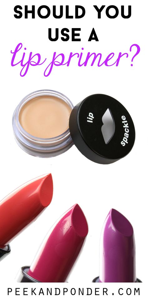 Beauty experiment: A lipstick tested with and without primer to see if there's a difference in wear. http://www.peekandponder.com/2014/09/beauty-experiment-does-lip-primer-make.html Lipstick Last Longer, Lip Primer, Lip Smackers, Diy Lips, Best Lipsticks, Diy Beauty Recipes, Long Lasting Lipstick, Laura Geller, Beauty Recipe