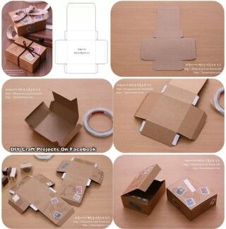 Send a happy box Paper Box Diy, Paper Box Template, Pattern Wedding, Gift Box Template, Origami Box, Diy Bracelets Easy, Box Patterns, Things To Make, How To Make Box