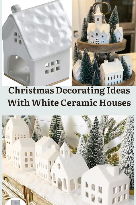 christmas decorating ideas with white ceramic houses, white ceramic house Christmas village, white ceramic house christmas village, decorating with white ceramic houses, white ceramic houses christmas decor, white ceramic houses christmas display, white ceramic houses christmas mantle, white ceramic houses christmas mantle farmhouse, how to decorate with white ceramic houses, white ceramic houses christmas mantle ideas, christmas mantle decor fireplaces, christmas mantles Christmas White Houses Village, White Ceramic Houses Decor, Christmas White House Village, All White Christmas Village Display, White Porcelain Houses Christmas, Small White Houses Christmas Decor, White Porcelain Christmas Village, Ceramic House Christmas Decor, White House Christmas Decor