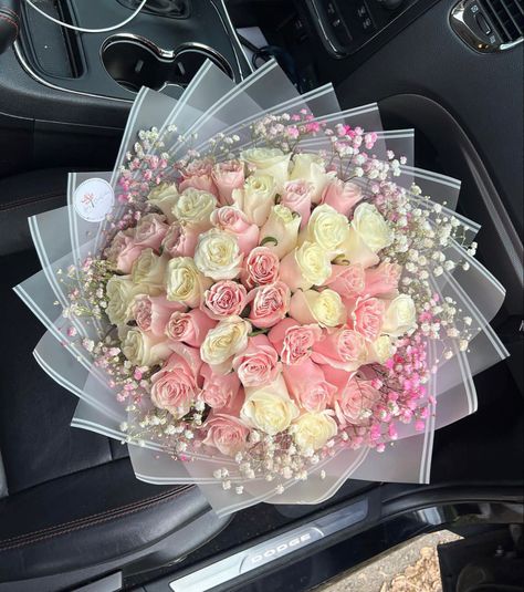 Pretty Birthday Flowers, 75 Roses Bouquet, 20th Birthday Flower Bouquet, Big Pink Flower Bouquet, 25 Flower Bouquet, 50 Rose Bouquet, Pink Bouquets Of Flowers, Coquette Flower Bouquet, Bouqette Of Flowers Birthday