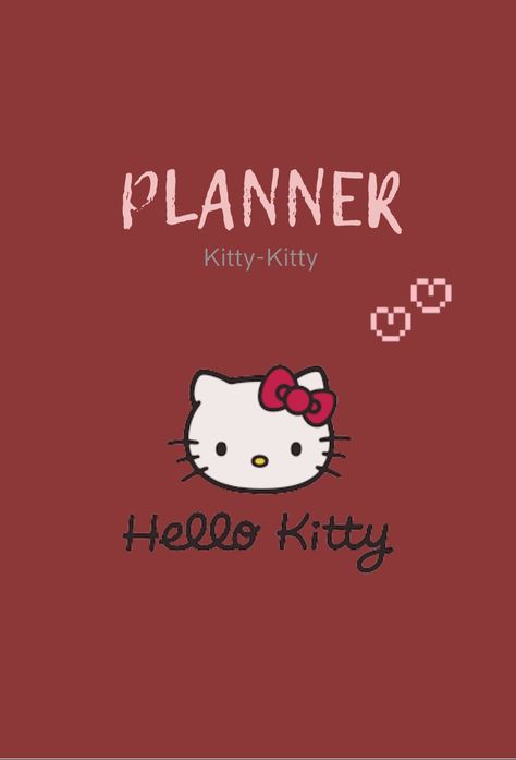 planner Sanrio da Hello Kitty Kuromi Planner Template, Sanrio Planner Template, Hello Kitty Planner Template, Hello Kitty Planner Printables Free, Sanrio Planner, Hello Kitty Digital Planner, Hello Kitty Monthly Planner, Hello Kitty Planner, Event Organizer Planners