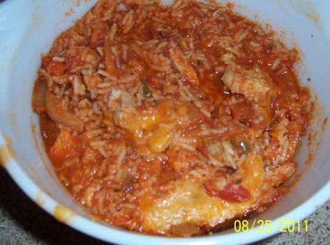 My sister gave me this recipe many years ago ~ have made it many times, easy and very tasty. Pork Chops And Spanish Rice Recipe, Spanish Rice Casserole, Spanish Pork Chops, Pork Chop Bake, Mexican Pork Chops, Rice Pork, Pork Chops And Rice, Spanish Rice Recipe, Mexican Pork