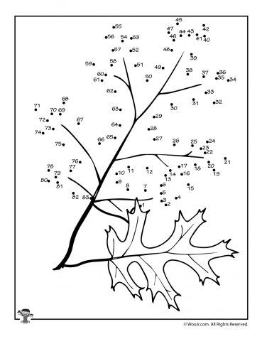 Printable Fall Dot to Dots | Woo! Jr. Kids Activities Autumn Puzzle, Dot To Dot Printables, Fall Worksheets, Thanksgiving Worksheets, Free Kids Coloring Pages, Dots Free, Dot Worksheets, Mazes For Kids, Activity Sheets For Kids