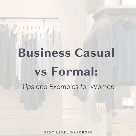 Learn the difference between business casual and professional attire for women from an NYC Personal Stylist. With real life outfit inspiration for women of all body types. Business Vs Business Casual Women, Business Casual Vs Business Professional, Spring Business Professional Outfits, Professional Business Attire For Women, Professional Attire For Women, Business Formal Women, Business Attire Dress, Business Professional Women, Business Casual Outfits Winter