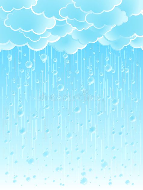 Rainy Weather Pictures, Rainy Backgrounds, Raining Background, Weather Template, Raindrop Drawing, Weather Background, Weather Illustration, Rain Background, Blank Card Template