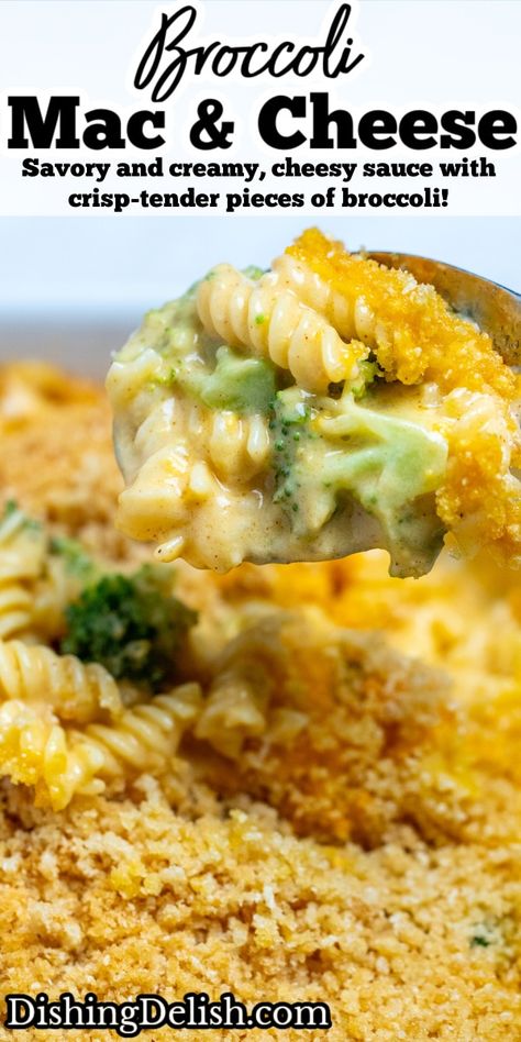 Broccoli And Cheese Mac And Cheese, Cheesy Broccoli Mac And Cheese, Broccoli Mac And Cheese Baked, Cheddar Broccoli Bake, Healthy Broccoli Mac And Cheese, Baked Broccoli Mac And Cheese Recipe, Cheddar Broccoli Noodles, Ham And Broccoli Mac And Cheese, Broccoli Cheddar Bake