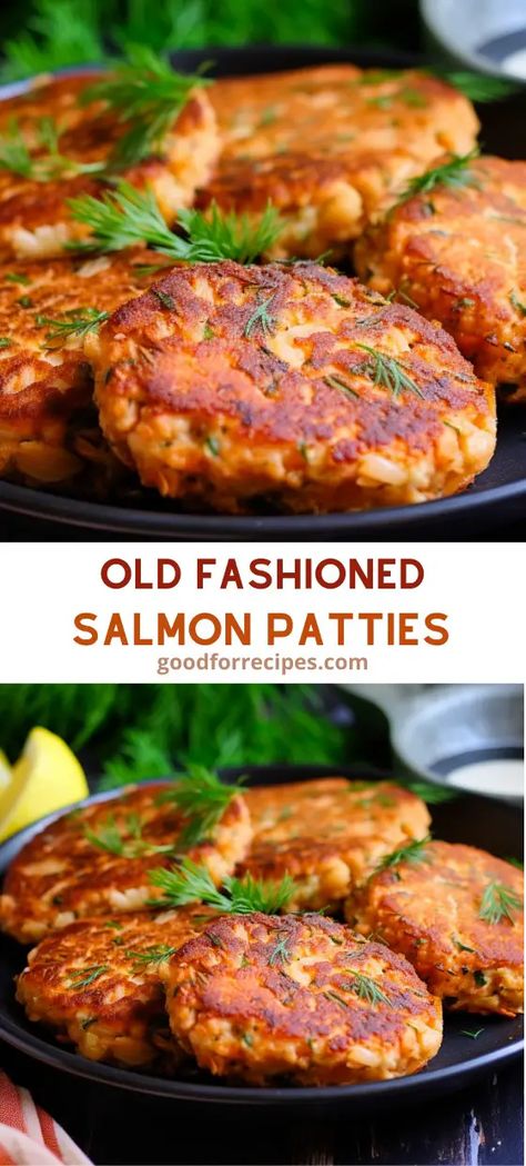 Experience the Old fashioned Salmon Patties, a dish that has been passed down from Native American families for generations Old Fashioned Salmon Patties, Salmon Cakes Recipe, Canned Salmon Recipes, Salmon Recipes Baked Healthy, Salmon Patties Recipe, Fish Dinner Recipes, Easy Salmon Recipes, Patties Recipe, Salmon Cakes