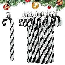 Clever Christmas Decorations, Nightmare Before Christmas Themed Tree, Fyi Christmas Ornaments, Black And White Plaid Christmas Tree, Dollar Tree Candy Cane Wreath Form, Red Black And White Christmas Decor, Creepy Christmas Decorations, Black And White Xmas Tree, Creepmas Decorations