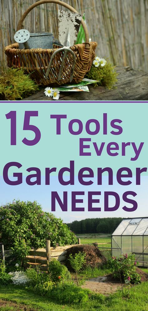 Organic Gardening Tips, Homestead Gardening, Best Garden Tools, Homestead Gardens, Gardening Techniques, Garden Tool Storage, Garden Route, Home Vegetable Garden, Garden Tool