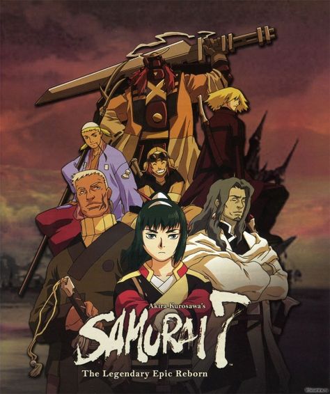 Samurai 7 - Toonami Wiki - Wikia Comics Anime, Animes To Watch, Anime Watch, Anime Recommendations, Japanese Film, All Anime, Anime Movies, Anime Comics, Me Me Me Anime