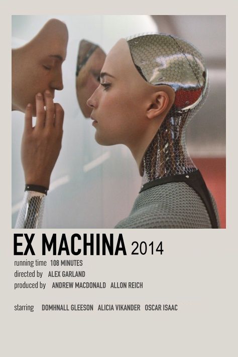 Ex Machina Poster, Ex Machina Movie, Polaroid Movie Poster, 2010s Aesthetic, Iconic Movie Posters, Minimalist Movie Poster, Film Posters Vintage, Poster Boys, Movie Poster Wall