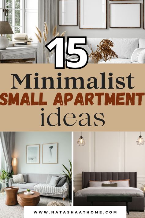 Small apartment ideas Efficiency Apartment Decorating Ideas, Furnishing Small Apartment, Minimalistic Decorating Ideas, 1 Bedroom Apartment Decor Ideas, How To Decorate Apartment, Decorate Small Apartment, Efficiency Apartment Ideas, Townhome Decor, Minimalist Small Apartment