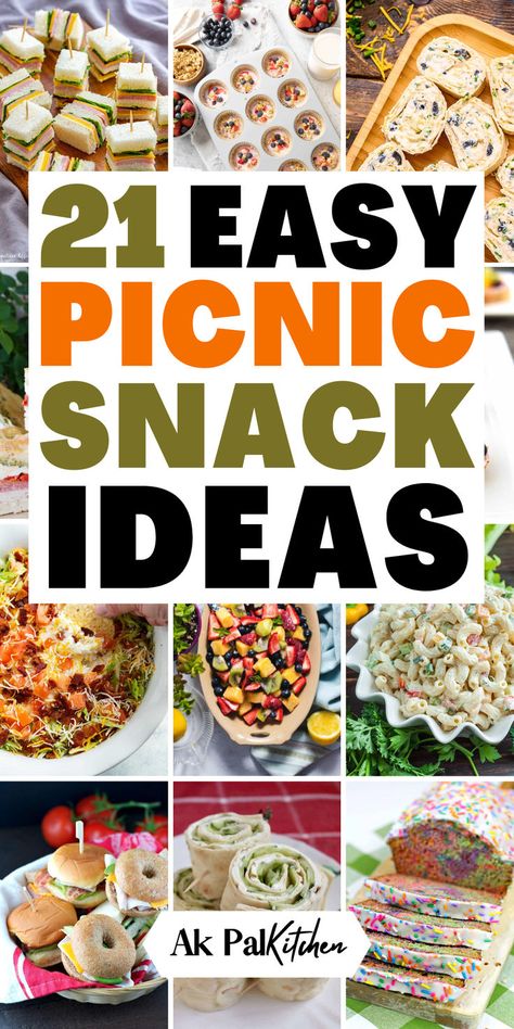 Picnic snacks made easy! Discover DIY picnic treats and easy picnic food ideas that are both delicious and portable. Whether you're looking for savory picnic snack ideas, sweet picnic treats, or gourmet picnic ideas, we have everything you need. From mini sandwiches, and mini slider recipes, to a variety of other picnic recipes. Dive into budget-friendly picnic food ideas for a delightful day out. Don’t forget to check out our creative picnic salad recipes and picnic charcuterie ideas! Lake Picnic Food Ideas, Snack Picnic Ideas, Lunch Ideas For Picnic, Snacks For Picnic Ideas, Easy Food For Picnic, Food For A Picnic Summer, Snack For Picnic, Lunch Picnic Ideas Food, Food To Take On A Picnic